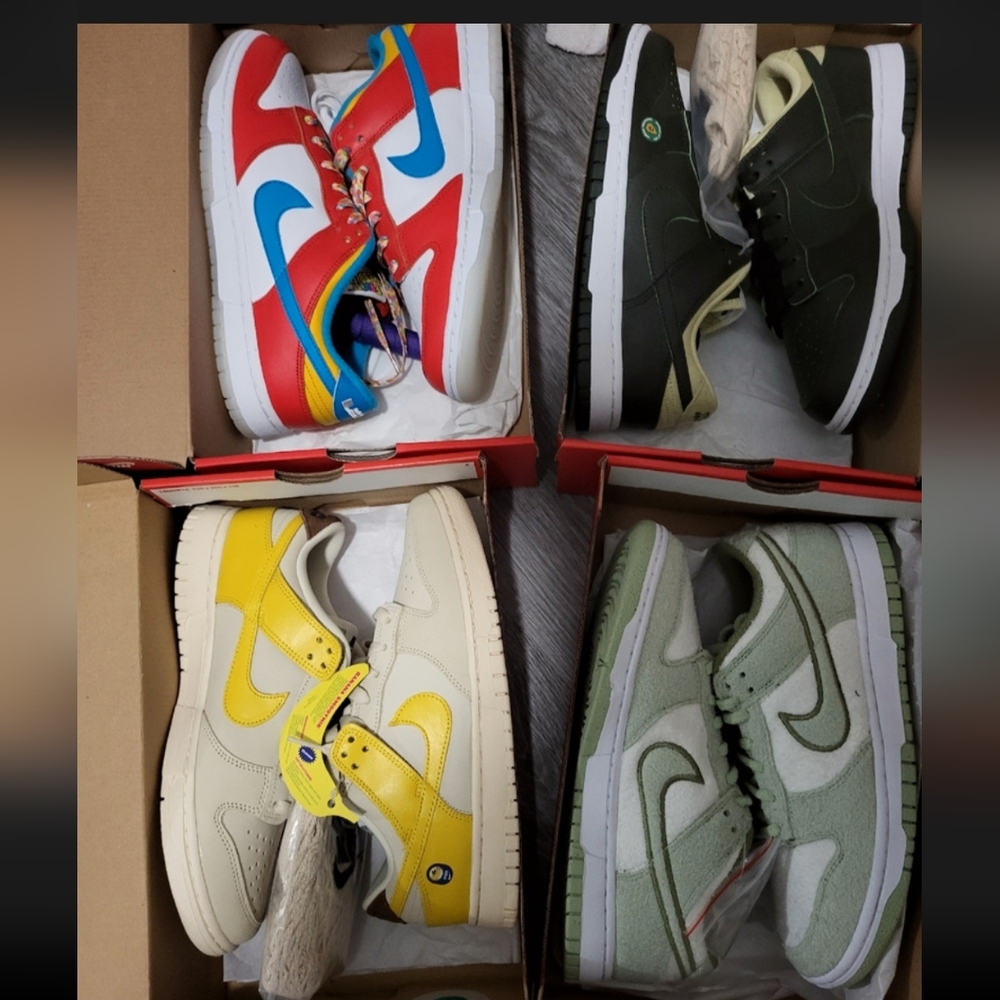Nike dunk low multi pack available or individually.